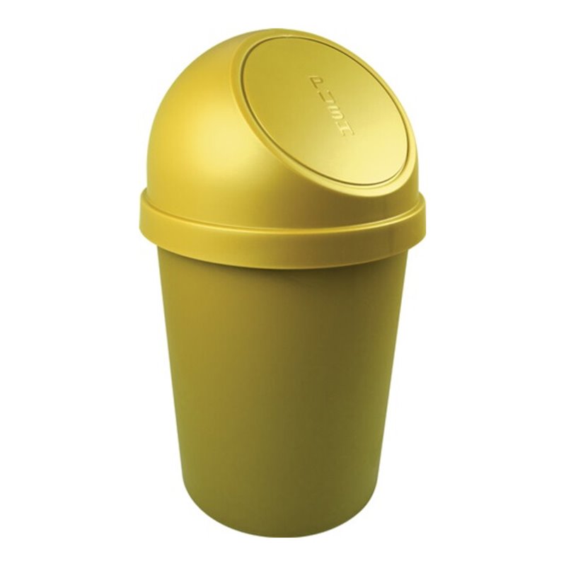 Abfallbehälter H700xØ403mm 45l gelb HELIT