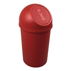 Abfallbehälter H490xØ253mm 13l rot HELIT