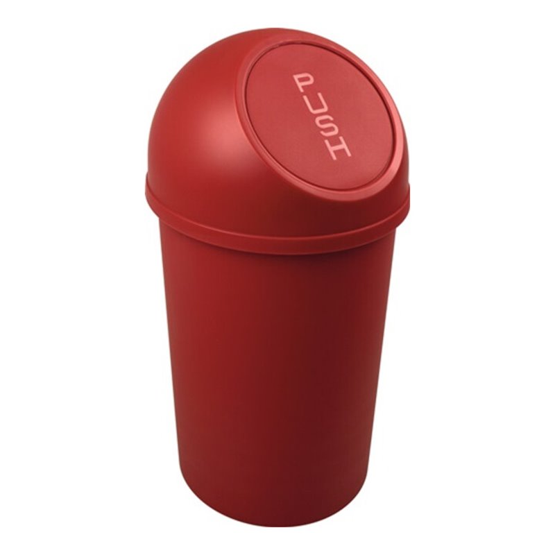 Abfallbehälter H490xØ253mm 13l rot HELIT