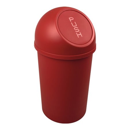 Abfallbehälter H490xØ253mm 13l rot HELIT