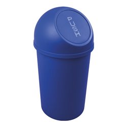 Abfallbehälter H490xØ253mm 13l blau HELIT