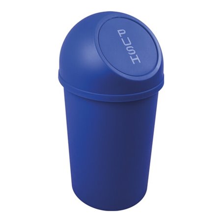 Abfallbehälter H490xØ253mm 13l blau HELIT