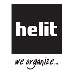 Abfallbehälter H490xØ253mm 13l gelb HELIT