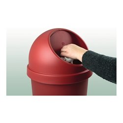 Abfallbehälter H490xØ253mm 13l gelb HELIT