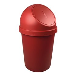 Abfallbehälter H700xØ403mm 45l rot HELIT
