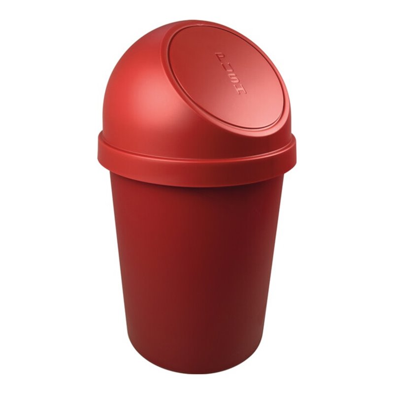 Abfallbehälter H700xØ403mm 45l rot HELIT
