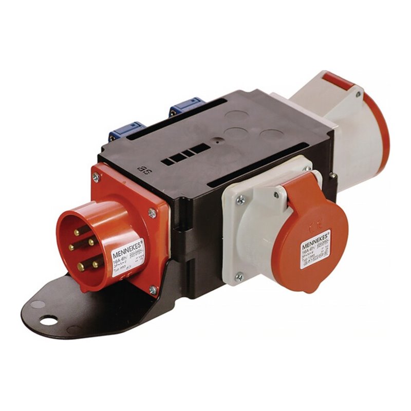 CEE-Adapter MIXO DONAU 1xCEE-Stecker 400V,16 A,5-polig IP44 AS-SCHWABE