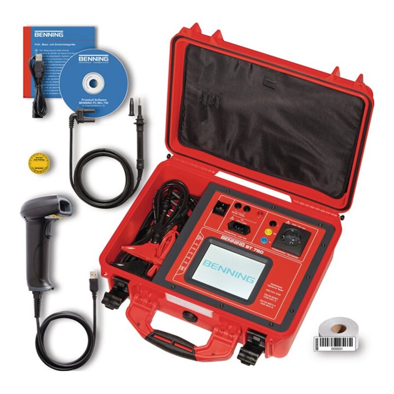 Gerätetester ST 760 SET aktive/passive Prüfung/auch Schweißgerät