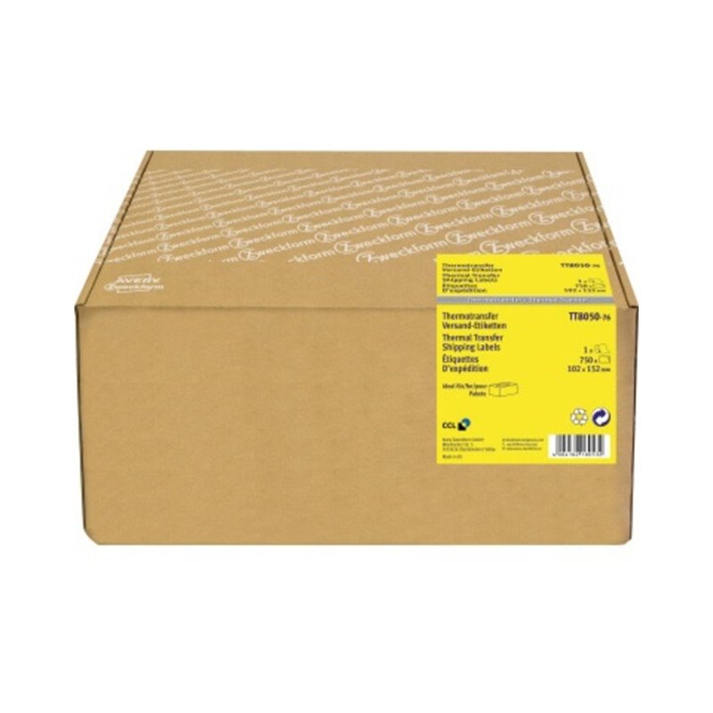 Avery Zweckform Versandetiketten TD8050-25 ws 475 St 2 Ro./Pack.