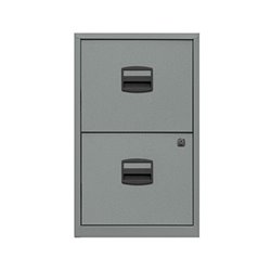 Schubladenschrank PFA2355 2Schubfächer silber