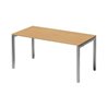 Bisley Schreibtisch DUH1608BC355 U 1600x650-850x800mm si/bu
