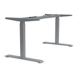 Steh-Sitz Tischgestell silber RAL 9006 H.610-1260mm BMB