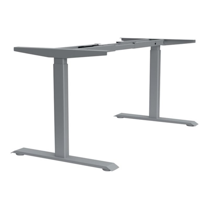 Steh-Sitz Tischgestell silber RAL 9006 H.610-1260mm BMB