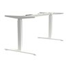 Steh-Sitz Tischgestell weiß RAL 9010 H.695-1145mm BMB
