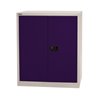 Bisley Flügeltürenschrank Office E402A01G505 1Boden l.gr/o.bl