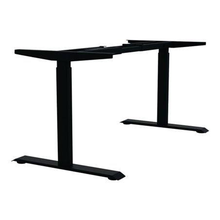 Steh-Sitz Tischgestell schwarz RAL 9017 H.695-1145mm BMB