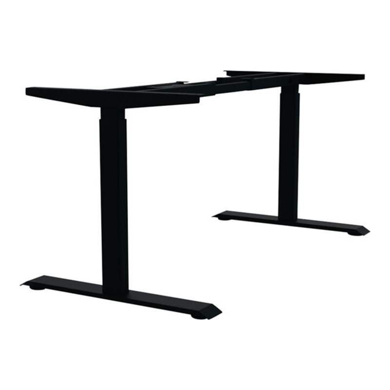 Steh-Sitz Tischgestell schwarz RAL 9017 H.610-1260mm BMB