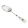 Ausweishalter m.Druckknopfschlaufe Band-L.800mm weiß DURABLE