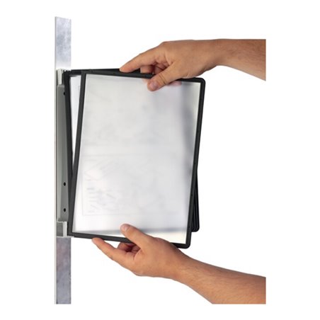 Wandhalter 5 Sichttafeln blau m.Profilrahmenf.DURABLE