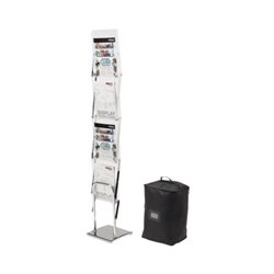 Deflecto ProspektStänder 36200 26,5x162x27,5cm DIN A4 4 Fächer tr