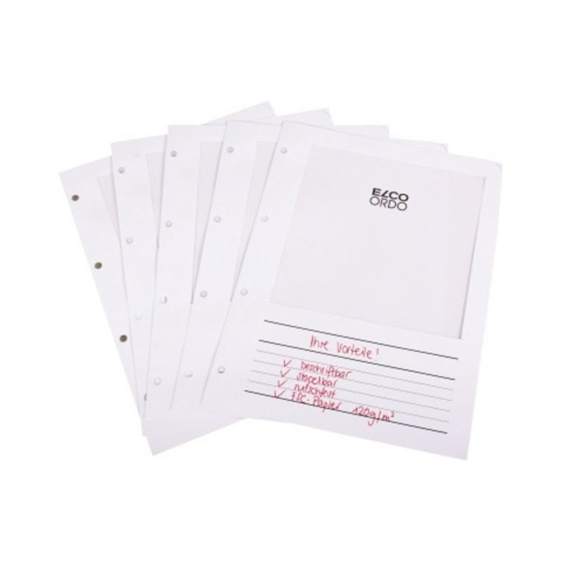 ELCO Sichthülle Ordo Vista 26462.10 Linien mF Papier ws 100 St./Pack.