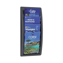 Paperflow Prospekthalter Quick Blick 4061.11 4Fächer anthrazit