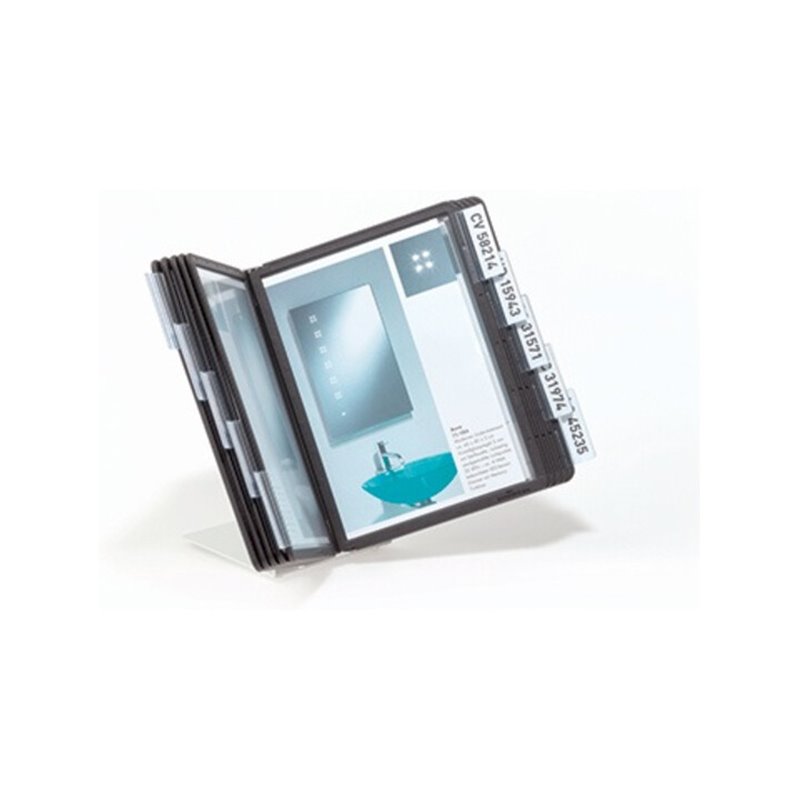 Sichttafelsystem VARIO A5table Tischständer 10tlg. plus Tafel