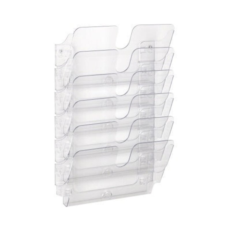Durable Prospekthalter FLEXIPLUS 1700014401 A4 quer 6Fächer tr