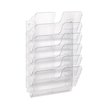 Durable Prospekthalter FLEXIPLUS 1700014401 A4 quer 6Fächer tr
