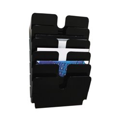 Durable Prospekthalter FLEXIPLUS 1700014061 A4 quer 6Fächer sw