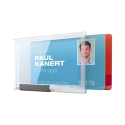 DURABLE Kartenhalter PUSHBOX DUO 892119 10 St./Pack.