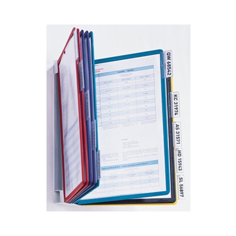 DURABLE Sichttafelständer SHERPA Wall 10 563100 DIN A4 sw/rt