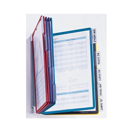 DURABLE Sichttafelständer SHERPA Wall 10 563100 DIN A4 sw/rt