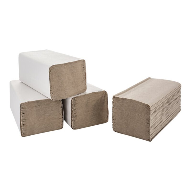 Papierhandtücher 1-lagig natur L230xB250ca.mm f.9000 469 080 5000 Tücher/KT ELOS