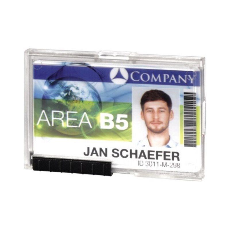 DURABLE Kartenhalter PUSHBOX TRIO 892019 10 St./Pack.