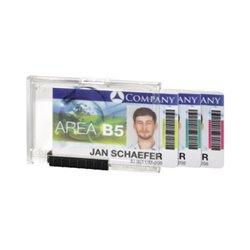 DURABLE Kartenhalter PUSHBOX TRIO 892019 10 St./Pack.