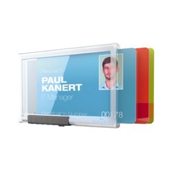 DURABLE Kartenhalter PUSHBOX TRIO 892019 10 St./Pack.