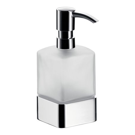 EMCO Flüssigseifenspender LOFT Standmodell, Behälter Kristallglas satiniert chrom