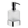 EMCO Flüssigseifenspender LOFT Standmodell, Behälter Kristallglas satiniert chrom