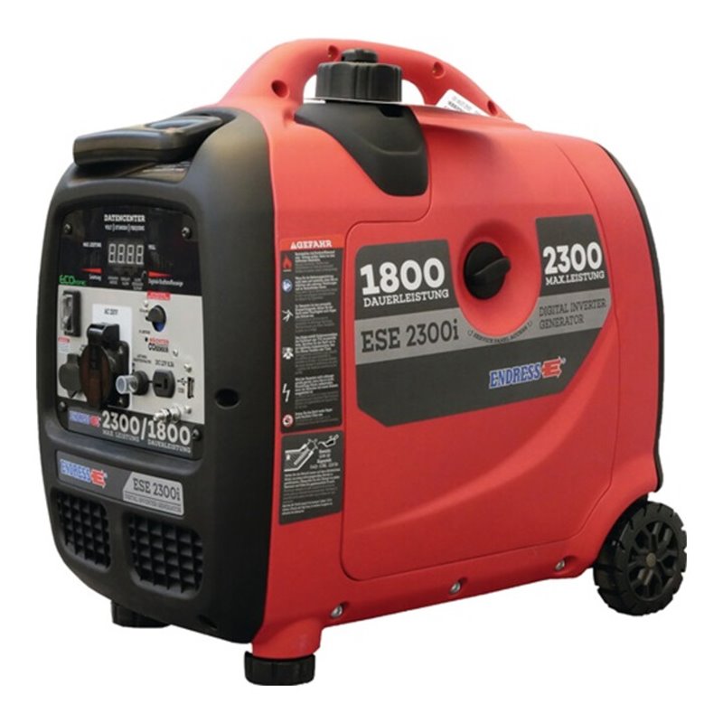 Stromerzeuger ESE 2300 i 1,8 kVA,1,8 kW Benzin ENDRESS