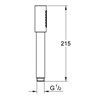 Grohe Handbrause SENA Normalstrahl supersteel