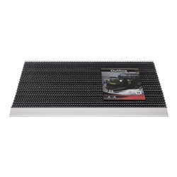 Fußmatte Alu-Anlaufkante schwarz/silber PP/Alu L500xB800xS22mm