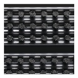 Fußmatte schwarz PP L385xB590xS22mm