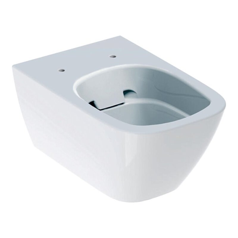 Geberit Wand-WC-Tiefspüler Smyle Square weiß, 4,5 l, geschlossene Form, rimfree