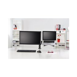 Hama Notebookhalterung 00095828 f. Monitorarm sw