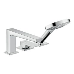 hansgrohe Fertigmontageset Metropol 3-Loch-Wannenrand-EHM, m HG, A 197mm, c