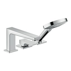 hansgrohe Fertigmontageset Metropol 3-Loch-Wannenrand-EHM, m HG, A 197mm, c