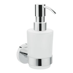 hansgrohe Lotionsspender Logis Universal Wandmont., Beh. Mattglas, Metall, chrom