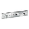 hansgrohe Fertigmontageset RainSelect UP-THM, m int. Brauseha., 2 Verbr., chr