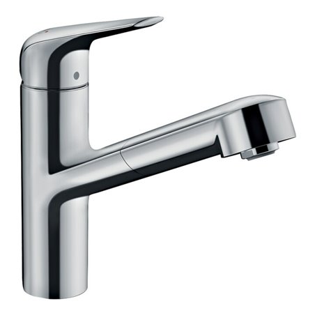 hansgrohe Spültisch-Einhebelmischer 150 Focus M42 mit Ausziehauslauf, 1jet, chrom
